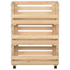 Vihanneskärry Nedrig 57x30x80cm (mänty)