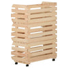 Vihanneskärry Nedrig 57x30x80cm (mänty)