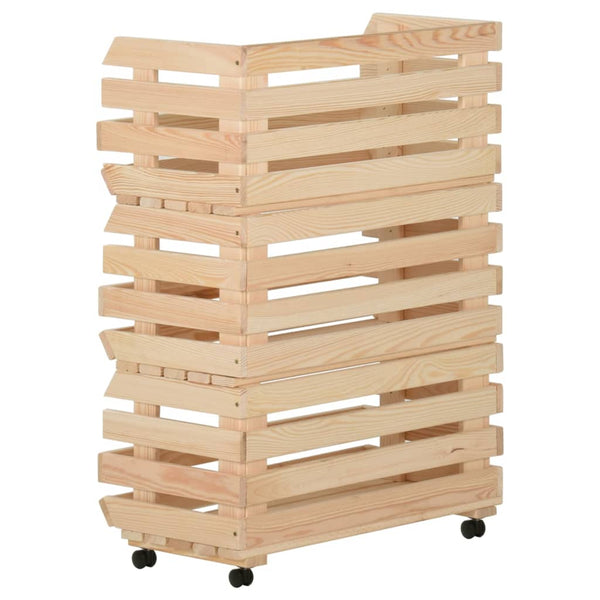 Vihanneskärry Nedrig 57x30x80cm (mänty)