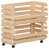 Vihanneskärry Nedrig 57x30x80cm (mänty)
