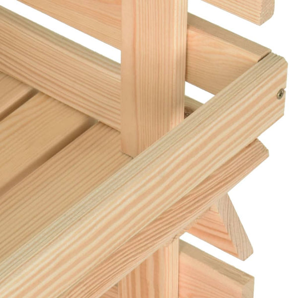 Vihanneskärry Nedrig 57x30x80cm (mänty)