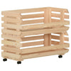 Vihanneskärry Nedrig 77x30x80cm (mänty)