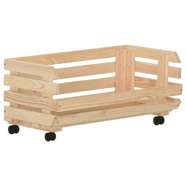 Vihanneskärry Nedrig 77x30x80cm (mänty)