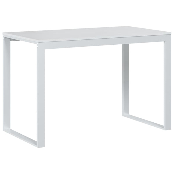 Weißer Computertisch Braia 110x60x73cm (Spanplatte)