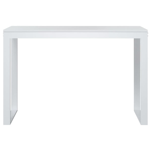 Weißer Computertisch Braia 110x60x73cm (Spanplatte)