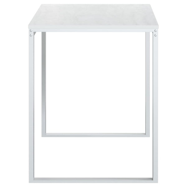Weißer Computertisch Braia 110x60x73cm (Spanplatte)