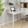 Weißer Computertisch Braia 110x60x73cm (Spanplatte)