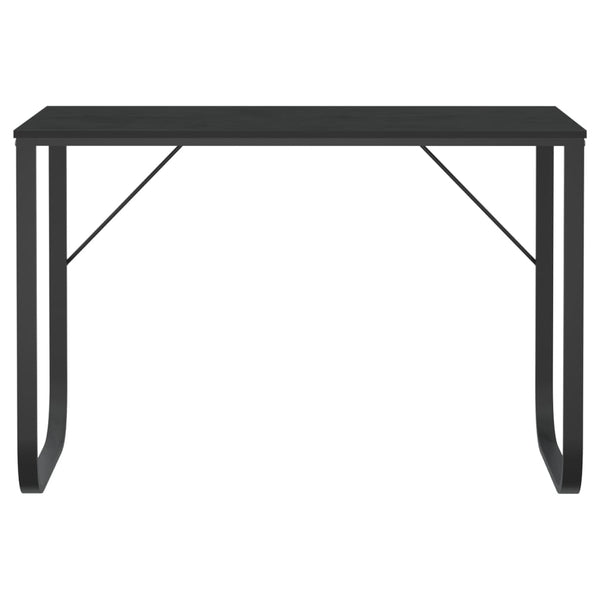 Schwarzer Computertisch Marcy 110x60x73cm (Spanplatte)