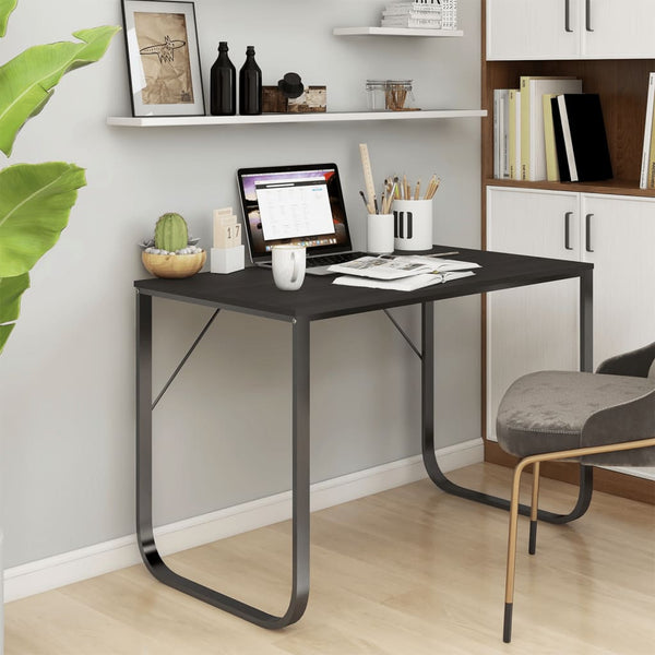 Schwarzer Computertisch Marcy 110x60x73cm (Spanplatte)