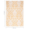 Gelber Outdoor-Teppich Marianovici 140x200cm (pp)