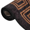Waschbarer Ifte Teppich Schwarz und Gold 80x150cm (rutschfest)