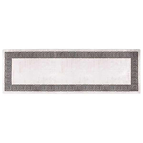 Heller beige Teppich, waschbar, Ifte 80x300cm (rutschfest)