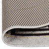 Heller beiger waschbarer Teppich Ifte φ120cm (rutschfest)