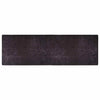 Anthrazitfarbener Teppich waschbar Ifte 80x300cm (rutschfest)