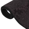 Anthrazitfarbener Teppich waschbar Ifte 80x300cm (rutschfest)