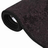 Anthrazitfarbener waschbarer Teppich Ifte 120x180cm (rutschfest)