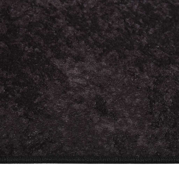 Anthrazit Teppich waschbar Ifte 160x230cm (rutschfest)