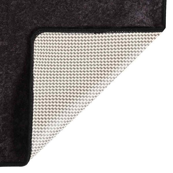 Anthrazit Teppich waschbar Ifte 160x230cm (rutschfest)
