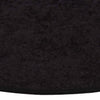 Anthrazitfarbener Teppich waschbar Ifte φ120cm (rutschfest)