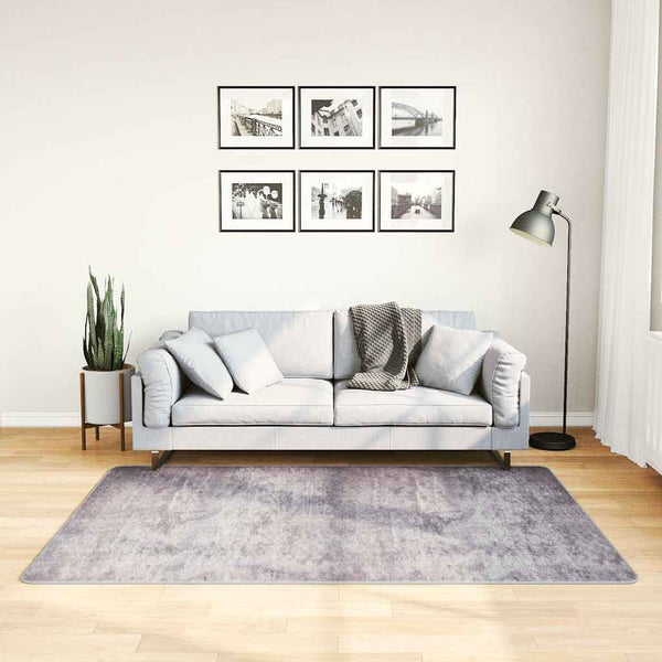 Ifte grauer waschbarer Teppich 120x180cm (rutschfest)