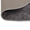 Ifte grauer waschbarer Teppich φ120cm (rutschfest)