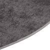 Ifte grauer waschbarer Teppich φ120cm (rutschfest)