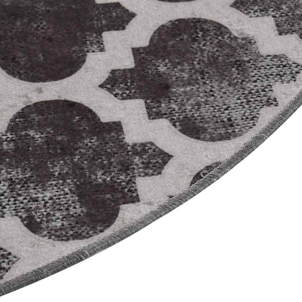 Waschbarer mehrfarbiger Teppich Ifte φ120cm (rutschfest)