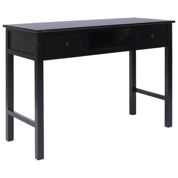 Schwarzer Schreibtisch Lichierca 108x45x76cm (Kaiserbaum)