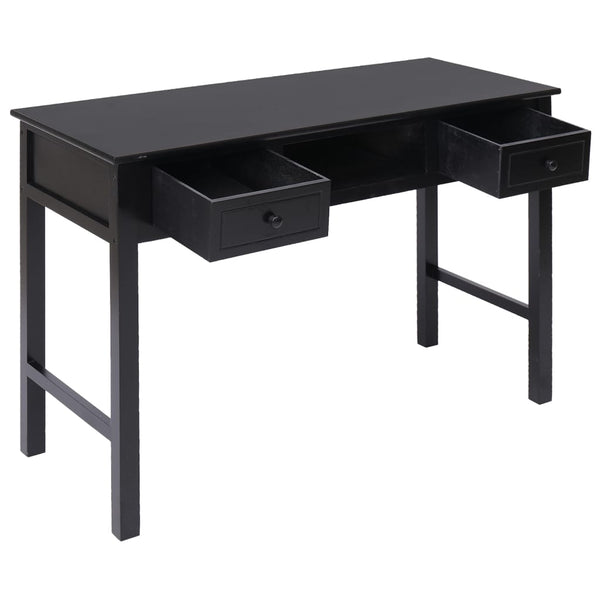 Schwarzer Schreibtisch Lichierca 108x45x76cm (Kaiserbaum)