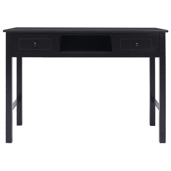 Schwarzer Schreibtisch Lichierca 108x45x76cm (Kaiserbaum)