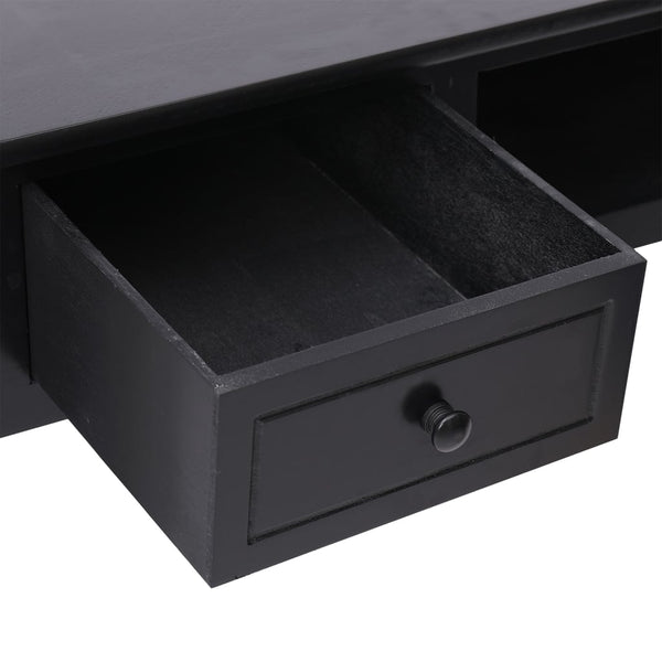Schwarzer Schreibtisch Lichierca 108x45x76cm (Kaiserbaum)