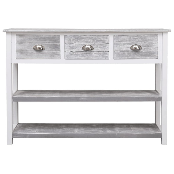 Antikgraues Sideboard Nicefora 108x30x76cm (Kaiserbaum)