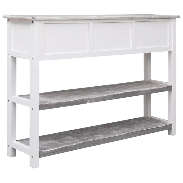 Antikgraues Sideboard Nicefora 108x30x76cm (Kaiserbaum)