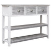 Antikgraues Sideboard Nicefora 108x30x76cm (Kaiserbaum)