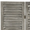Grauer Raumteiler Boglar 179x166cm (5-teilig, Holz)