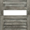 Grauer Raumteiler Boglar 179x166cm (5-teilig, Holz)