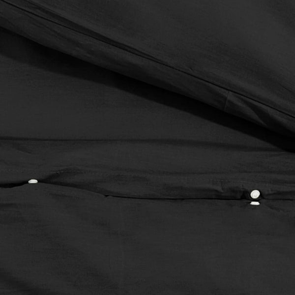 200x200cm schwarzes Tabaja Bettwäsche-Set (leichte Mikrofaser)