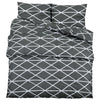 Temhur graue Bettwäsche-Set 260x240cm (Baumwolle)