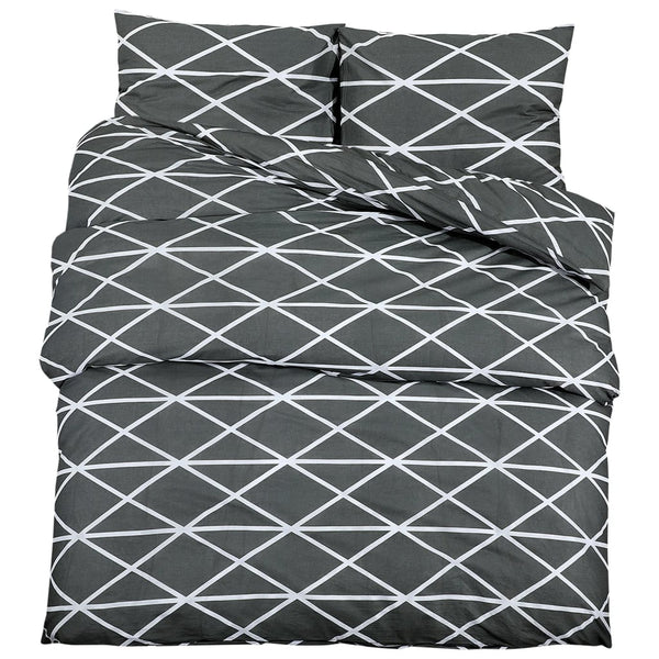 Temhur graue Bettwäsche-Set 260x240cm (Baumwolle)