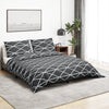 Temhur Bettwäsche-Set Grau 200x220cm (Baumwolle)