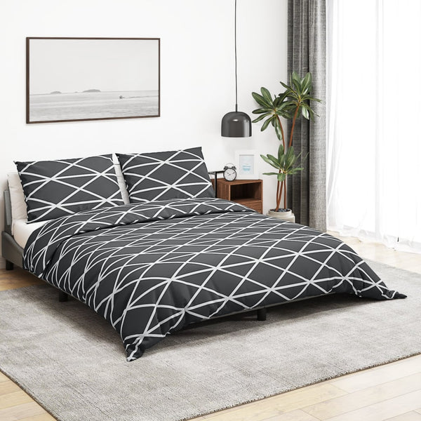 Temhur Bettwäsche-Set Grau 200x220cm (Baumwolle)