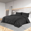 Temhur Bettwäsche-Set schwarz 240x220cm (Baumwolle)