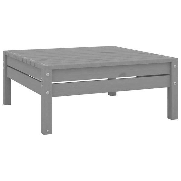 Grauer Gartenhocker Mach (Kiefer)