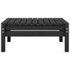 Schwarzer Gartenhocker Mach (Kiefer)
