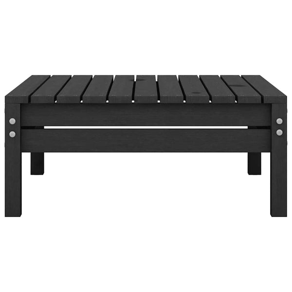 Schwarzer Gartenhocker Mach (Kiefer)