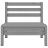 Graues Gartensofa-Set Melean (4-teilig, Kiefer)