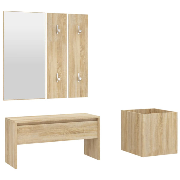 Sonoma-Eiche Flurmöbelserie Tucu (Holz)