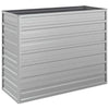 Silbernes Hochbeet Petrini 100x40x77cm (verzinkter Stahl)