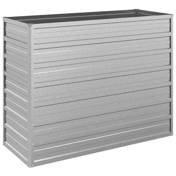 Silbernes Hochbeet Petrini 100x40x77cm (verzinkter Stahl)