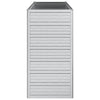 Silbernes Hochbeet Petrini 100x40x77cm (verzinkter Stahl)